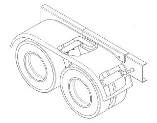 adjustable under fender mount